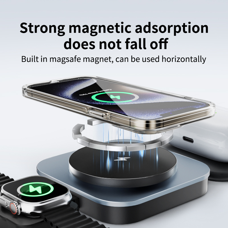 3 in 1 Foldable Magnetic Wireless Charger