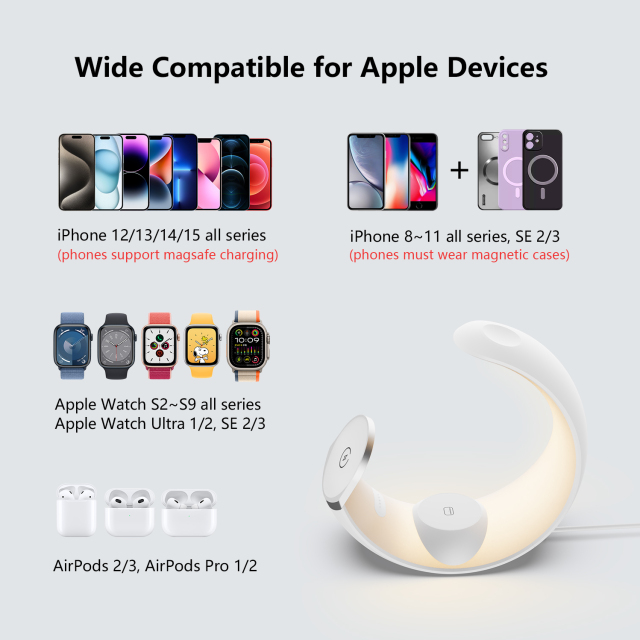 3-in-1 magnetic charger