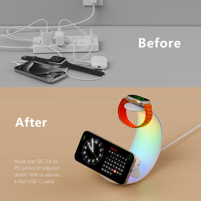 3-in-1 magnetic charger