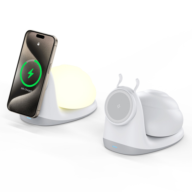 Magnetic Magnetic wireless charging stand with Atmosphere light