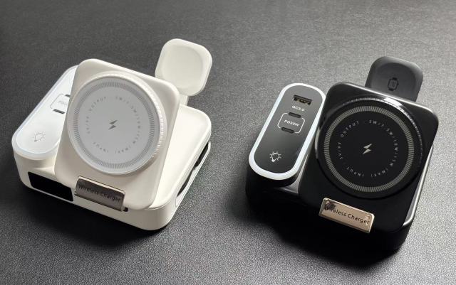 NEW Multi-Functional Magsafe Wireless Charger with Retractable Hidden Cable