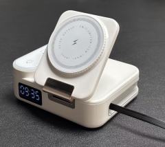 NEW Multi-Functional Magsafe Wireless Charger with Retractable Hidden Cable