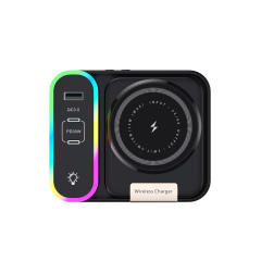 NEW Multi-Functional Magsafe Wireless Charger with Retractable Hidden Cable