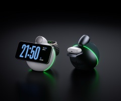 Qi 2.2 25W 3 in 1 wireless charger with bluetooth speaker