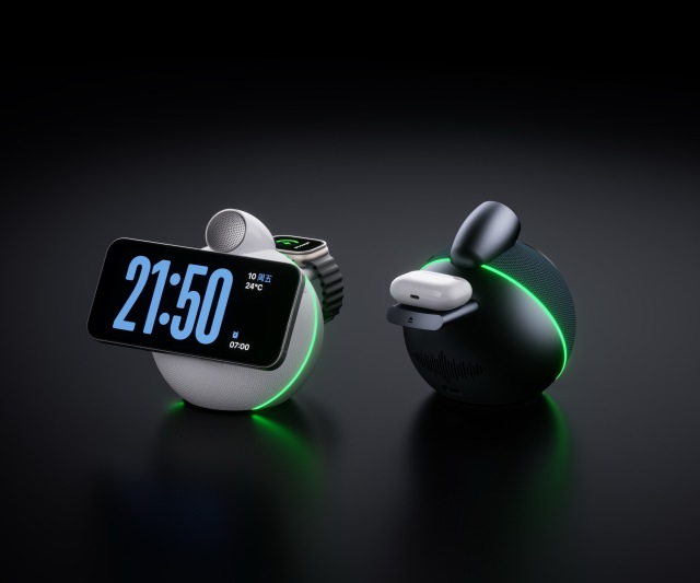 Qi 2.2 25W 3 in 1 wireless charger with bluetooth speaker