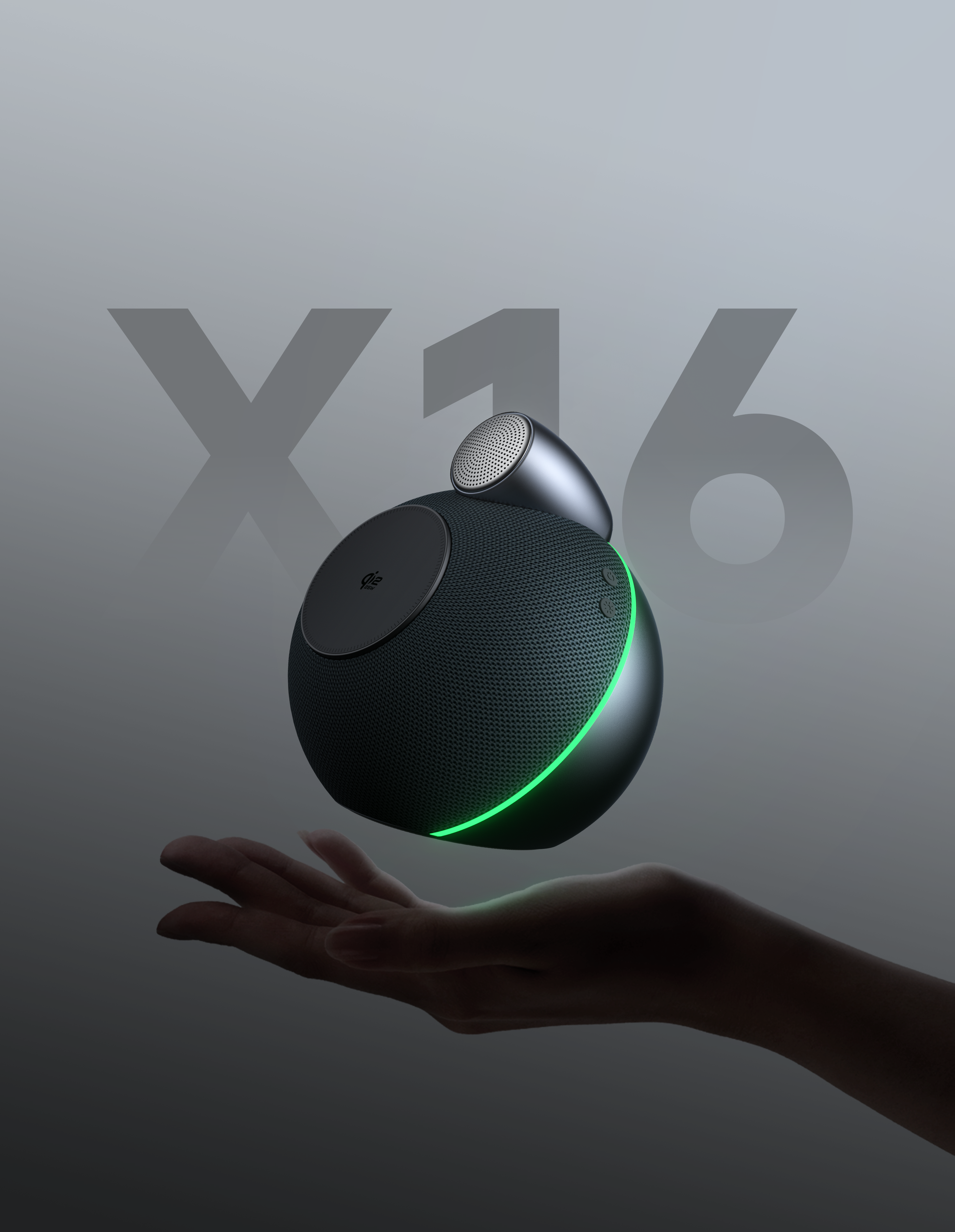 Qi 2.2 25W 3 in 1 wireless charger with bluetooth speaker