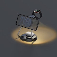 Qi2.2-25W Semiconductor Cooling Wireless Charger with Smart Display
