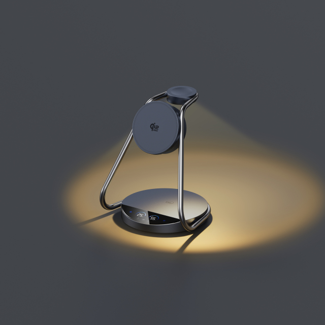 Qi2.2-25W Semiconductor Cooling Wireless Charger with Smart Display