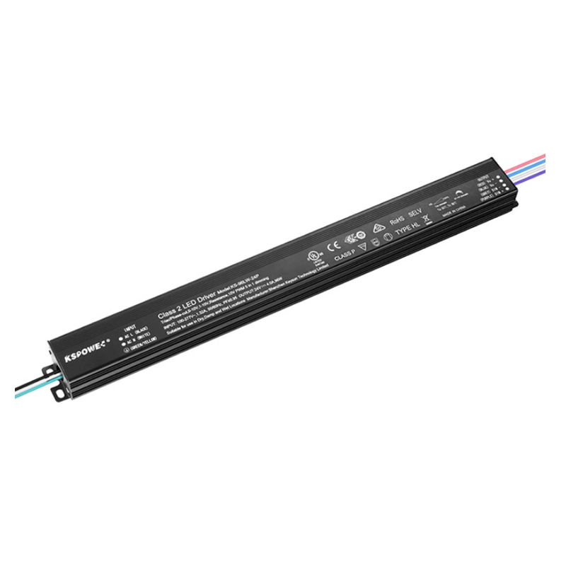 Triac Phase-cut Dimmable 12V 96W dimmable led driver IP65 Class P UL/cUL listed with junction Box