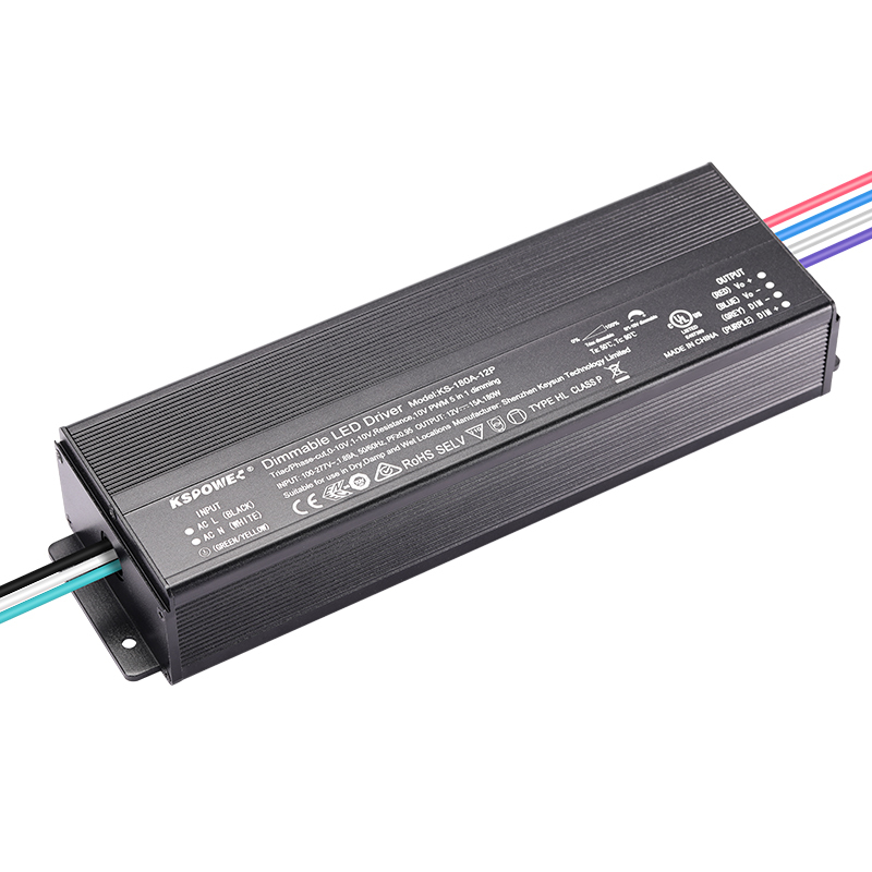 Triac Phase-cut Dimmable 24V 300W dimmable led driver IP65 UL/cUL listed with junction Box