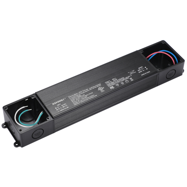 Triac Phase-cut Dimmable 24V 80W dimmable led driver IP65 Class 2 UL/cUL listed with junction Box