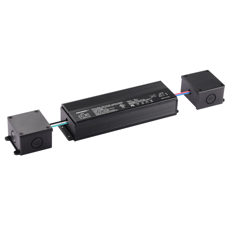 Class 2 UL8750 24V 60W 0-10V 1-10V PWM Resistance Dimmable LED driver 4 in 1 dimming with junction Box