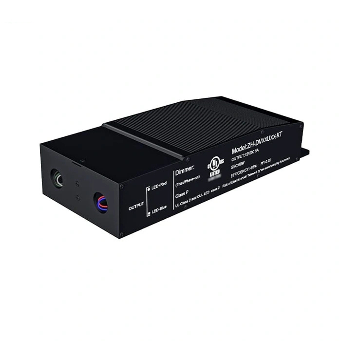 UL/cUL 8750 CE Class2 junction box 24V 60W Triac Dimmable Led Driver ZH-DV60U24-KT