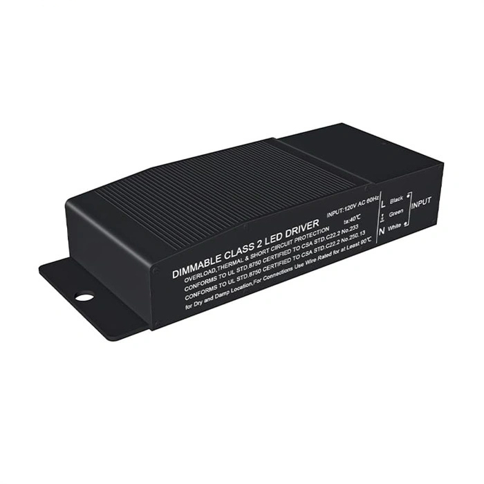 UL/cUL 8750 CE Class2 junction box 24V 75W Triac Dimmable Led Driver ZH-DV75U24-KT