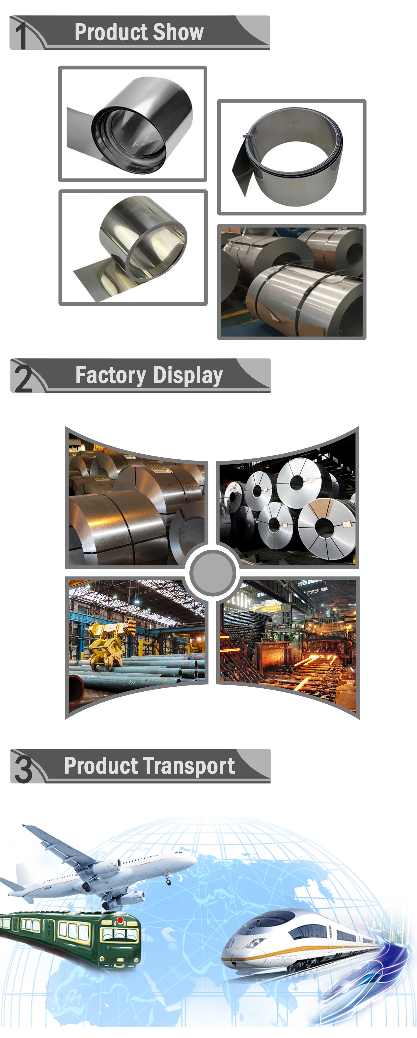 Stainless steel strip coil