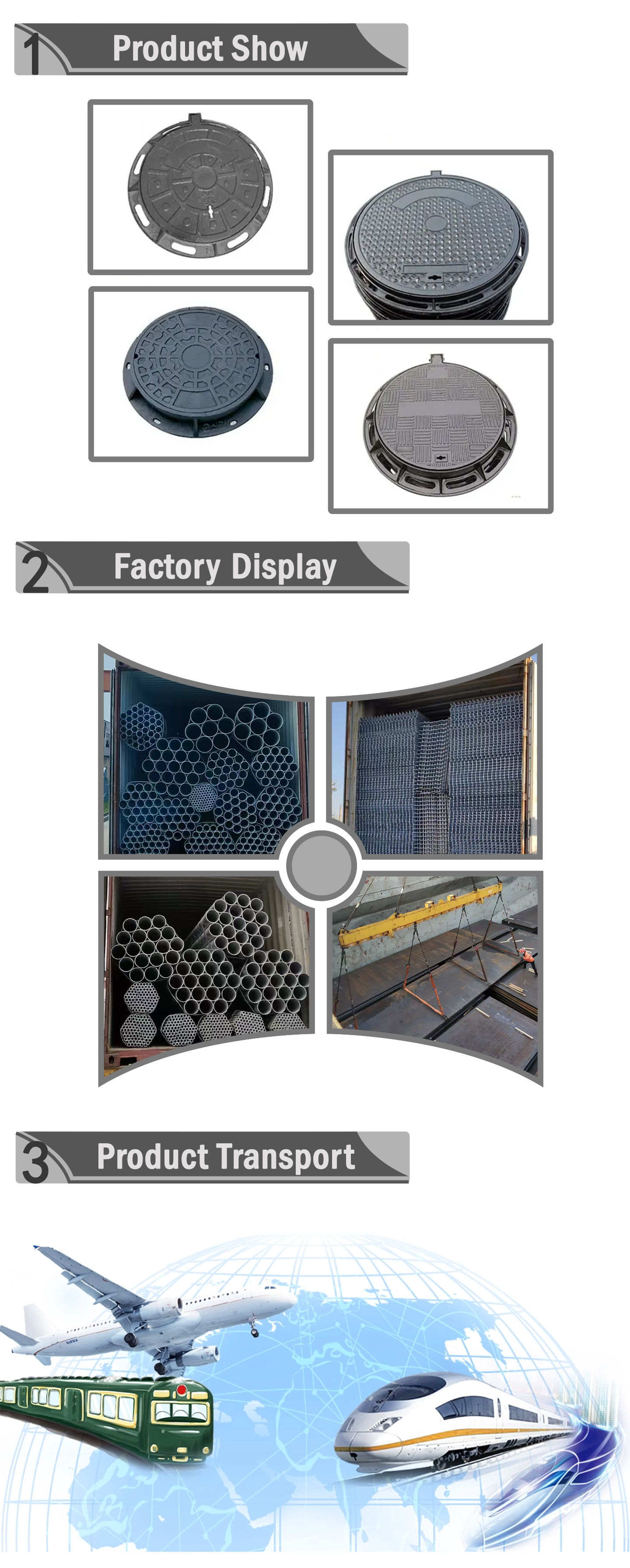 Ductile iron manhole cover