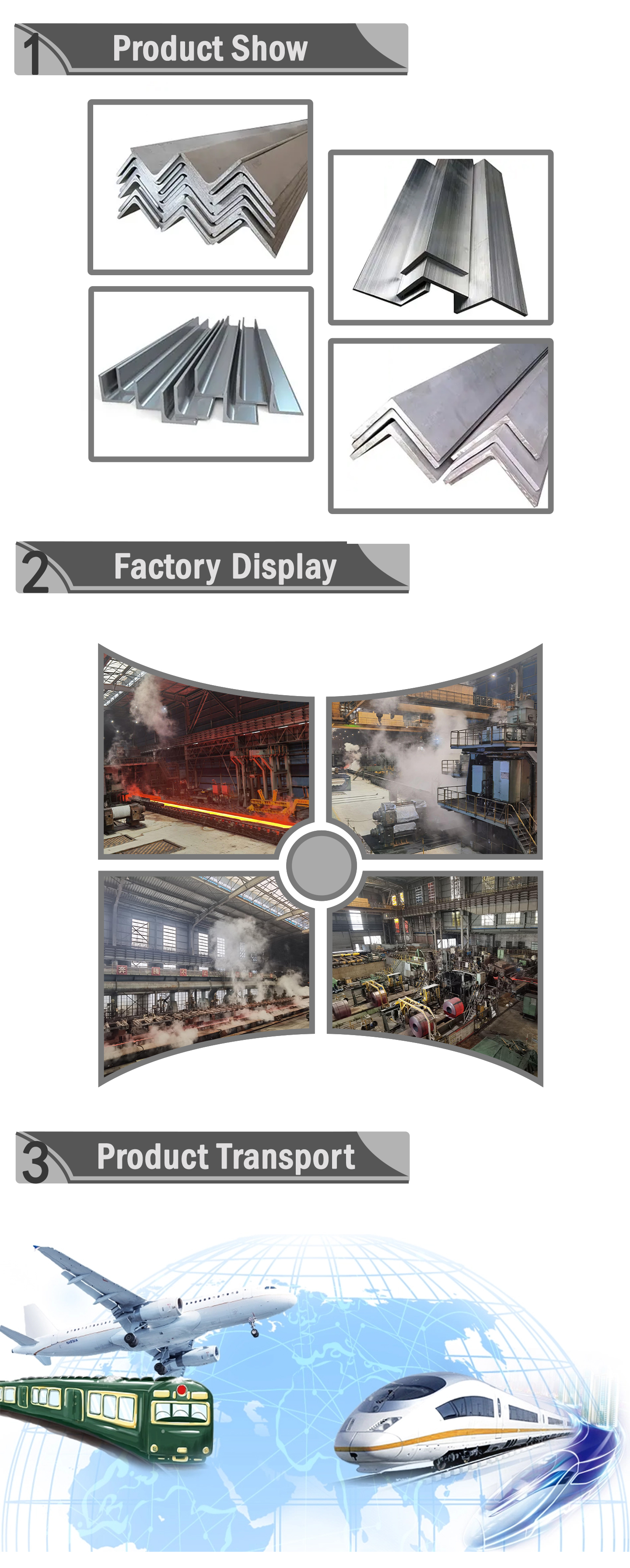 Stainless steel angles