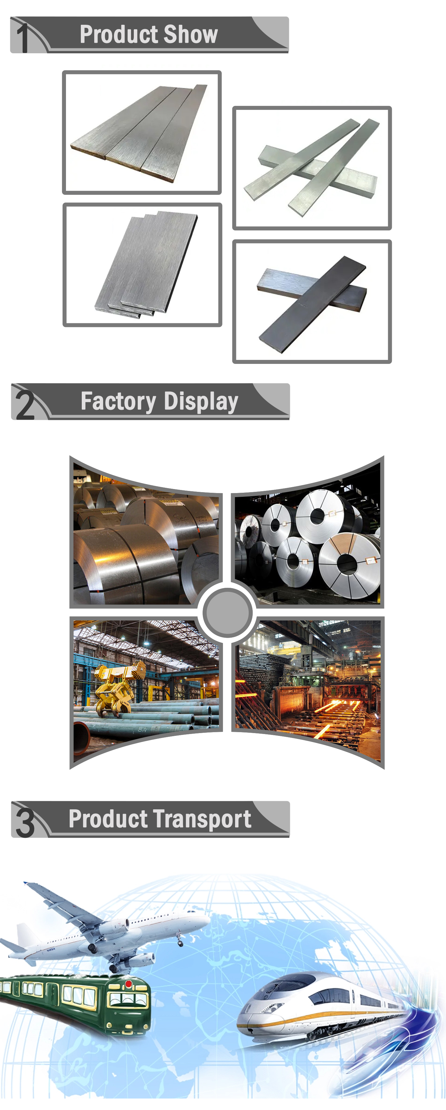 Stainless steel flat bar