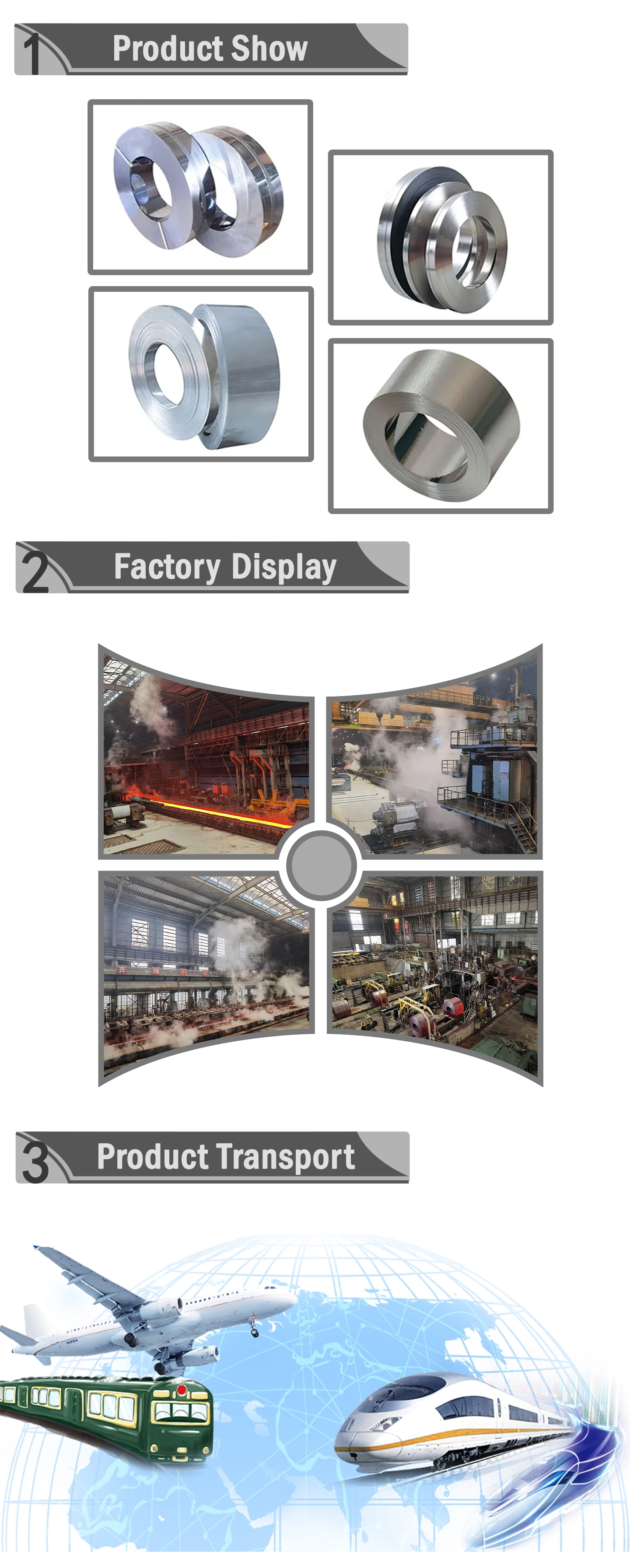 Cold rolled stainless steel strip