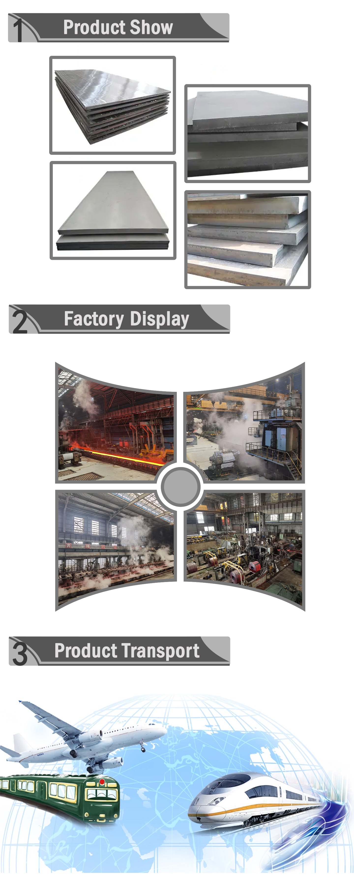 Stainless heavy plates