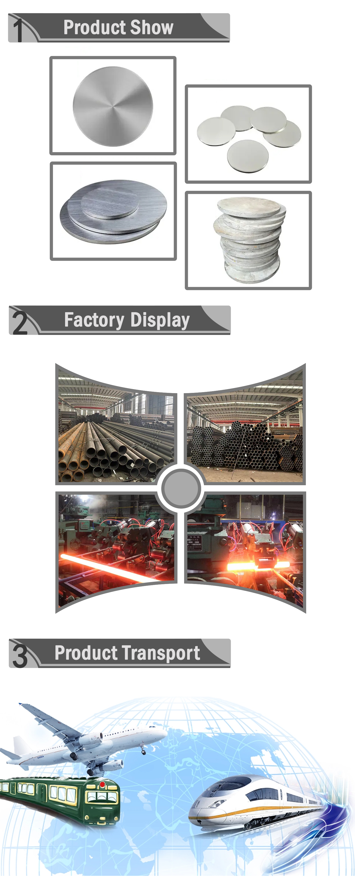 Stainless steel disc