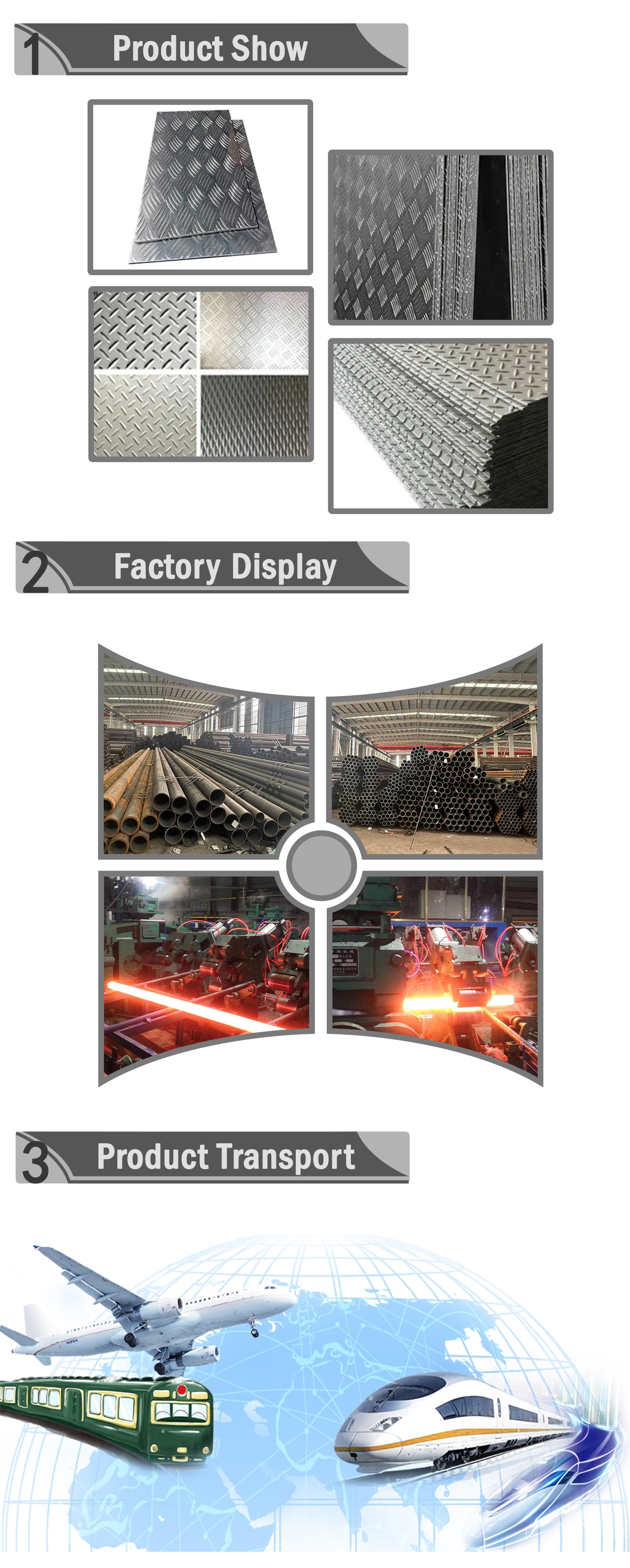 Stainless steel checkered plate