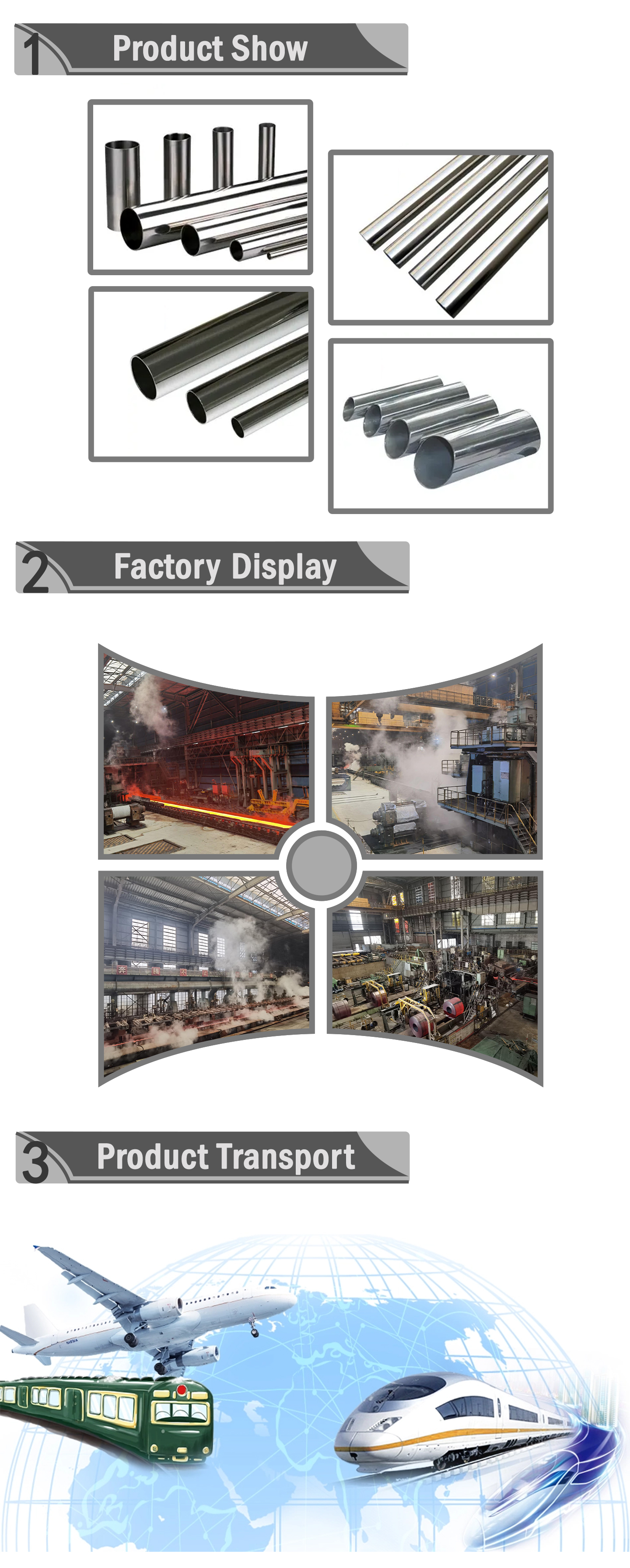 Stainless steel decorative tube