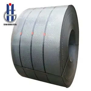 Checkered steel coil
