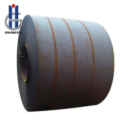 Checkered steel coil