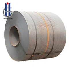 Checkered steel coil