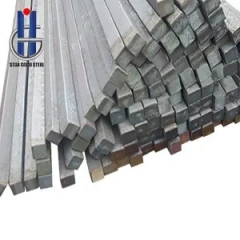 Galvanized square bars