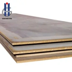 High strength low alloy steel plate