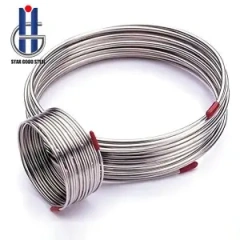 Stainless steel spiral tube