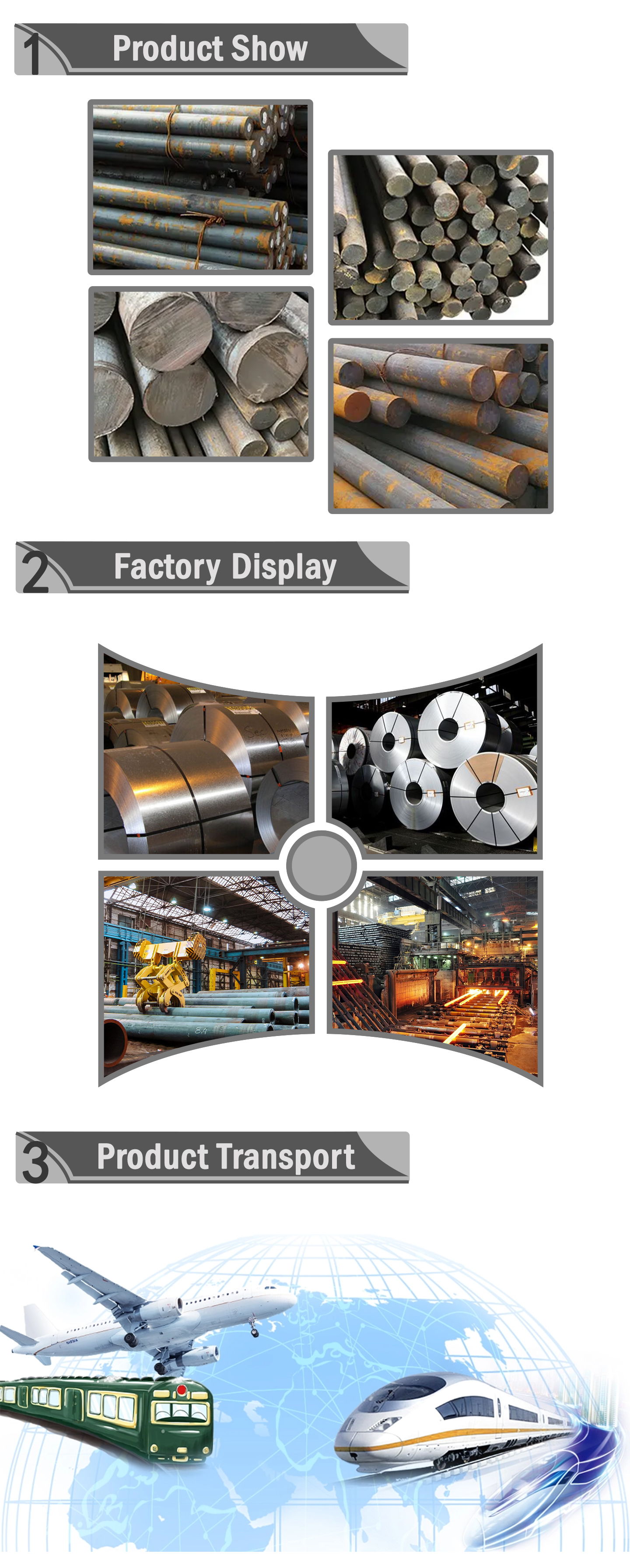 Hot rolled steel bars