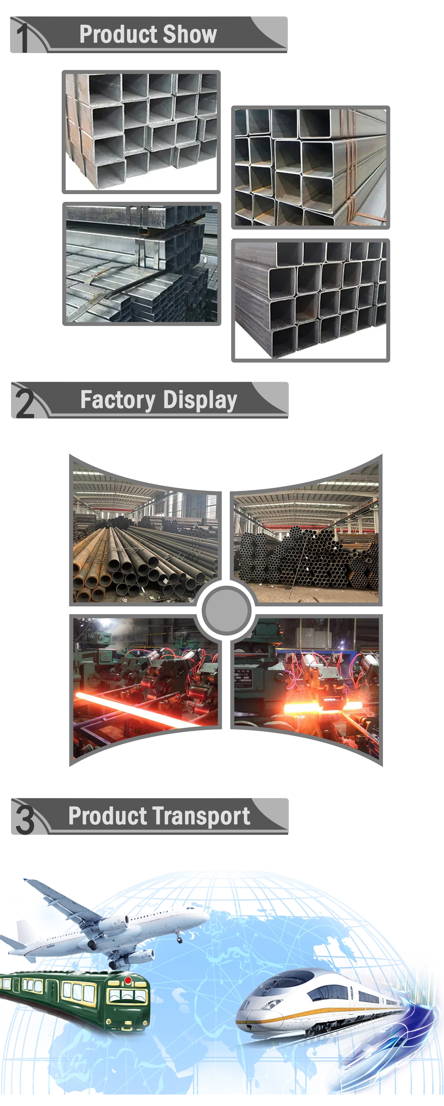 Galvanized square tube
