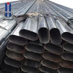 Galvanized oval steel tube