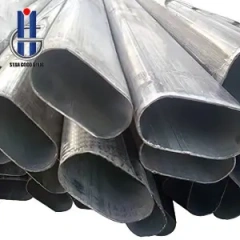 Galvanized oval steel tube