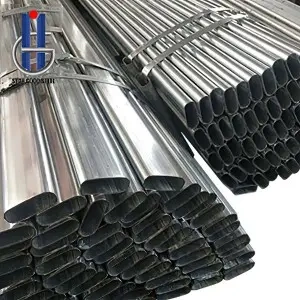 Galvanized oval steel tube