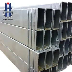 Galvanized rectangular steel tube