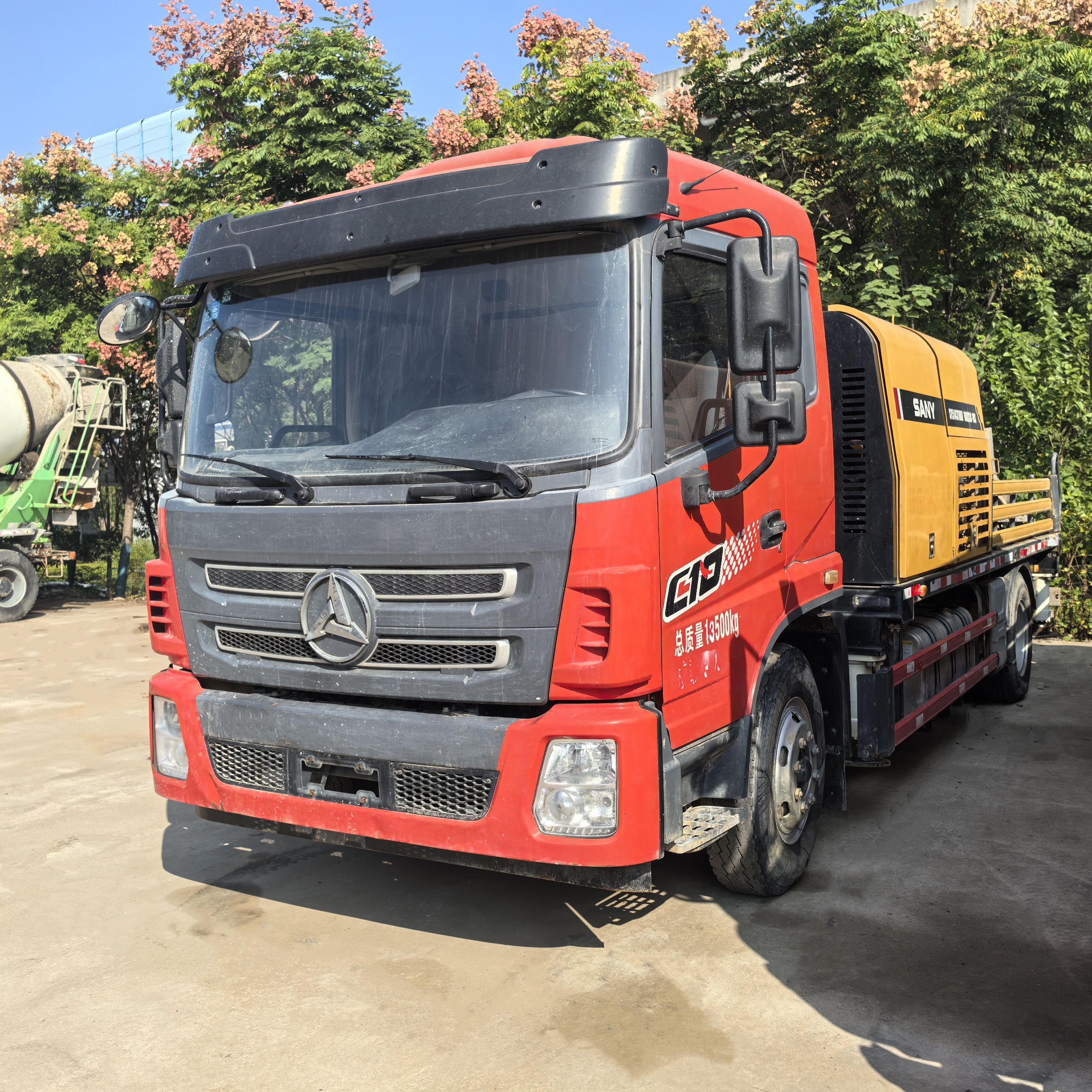 Sany Truck Mounted Concrete Pump 23MPa