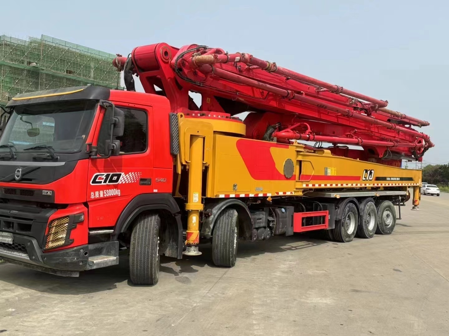 Sany concrete pump truck 67m