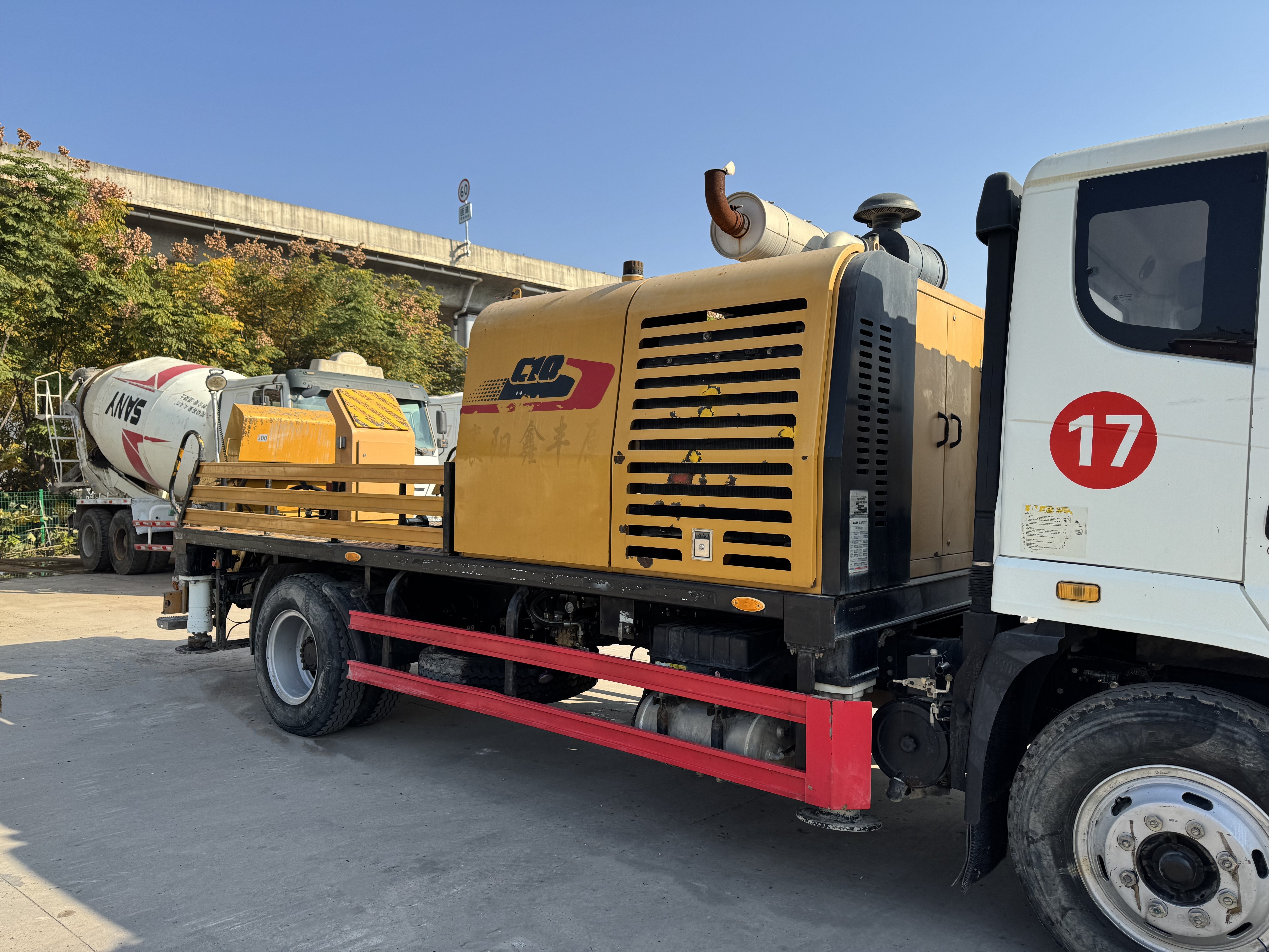 SANY Truck Mounted Concrete Pump 20MPa