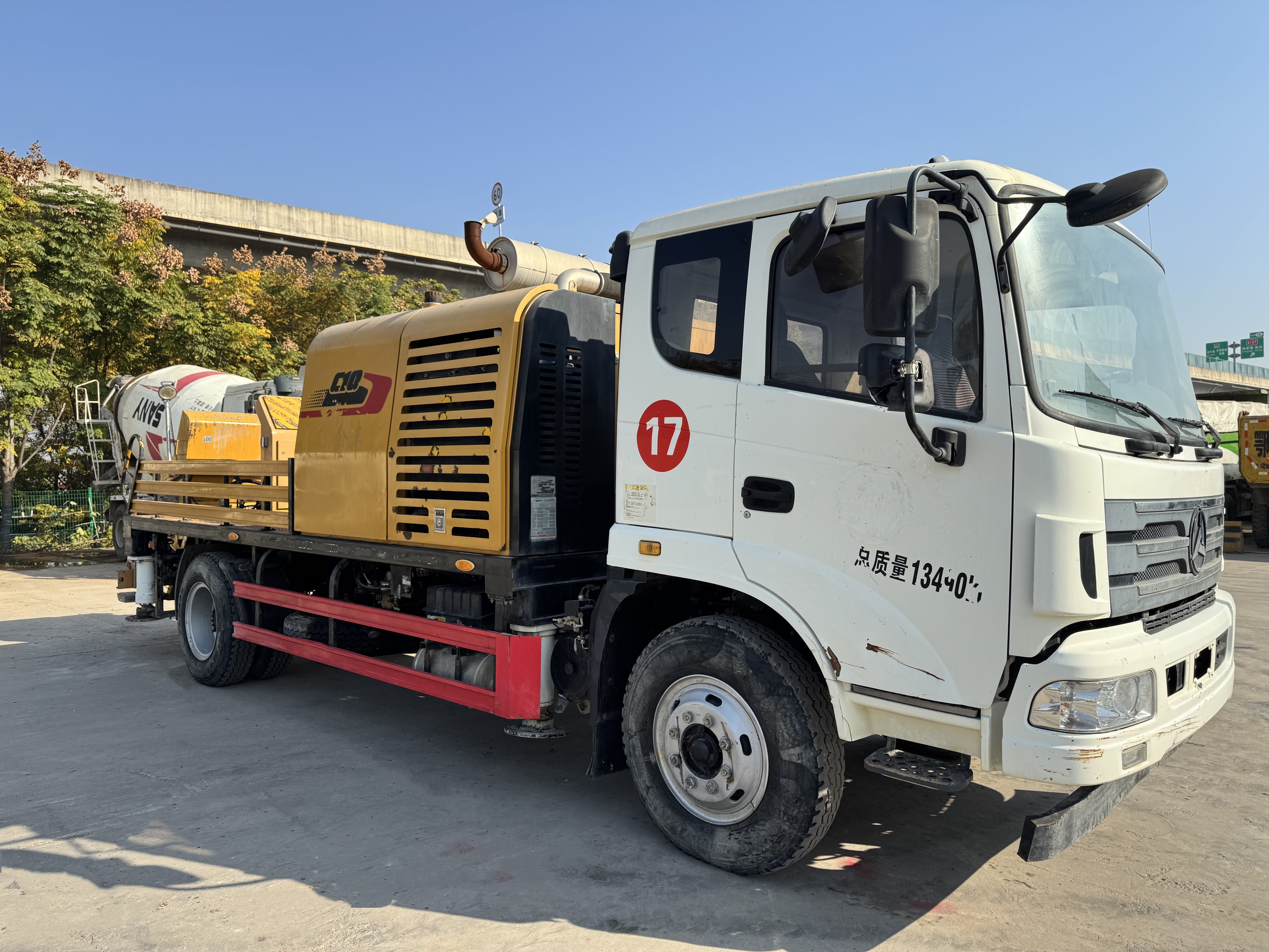 SANY Truck Mounted Concrete Pump 20MPa