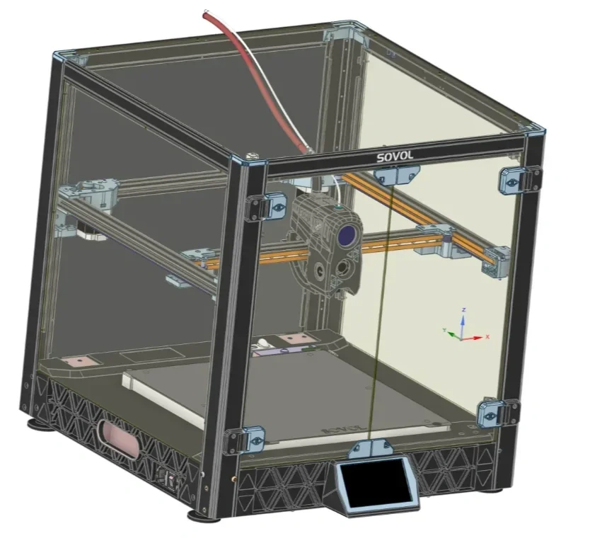 Sovol SV08 Full Enclosure kit single layer Version  Design By Nadir