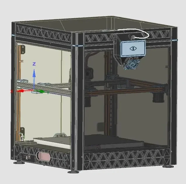 Sovol SV08 Full Enclosure kit single layer Version  Design By Nadir