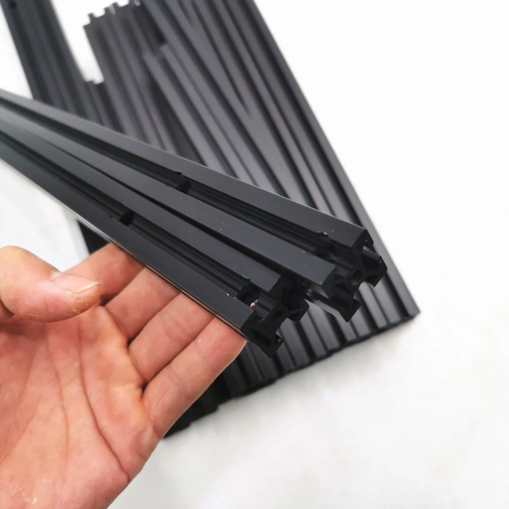 1Set PreTapped Annex K3 Printer Black  Anodized  Extrusion Frame  Misumi  Size  Extrusion For DIY Gasherbrum (K3) Printer