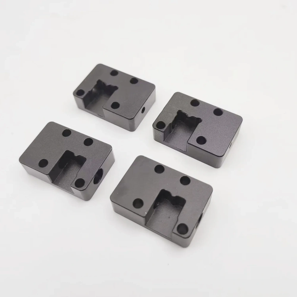 Funssor Annex K3 3D printer CNC Made Linear Rails  Mounts  Black Color  aluminum alloy  Square Nuts