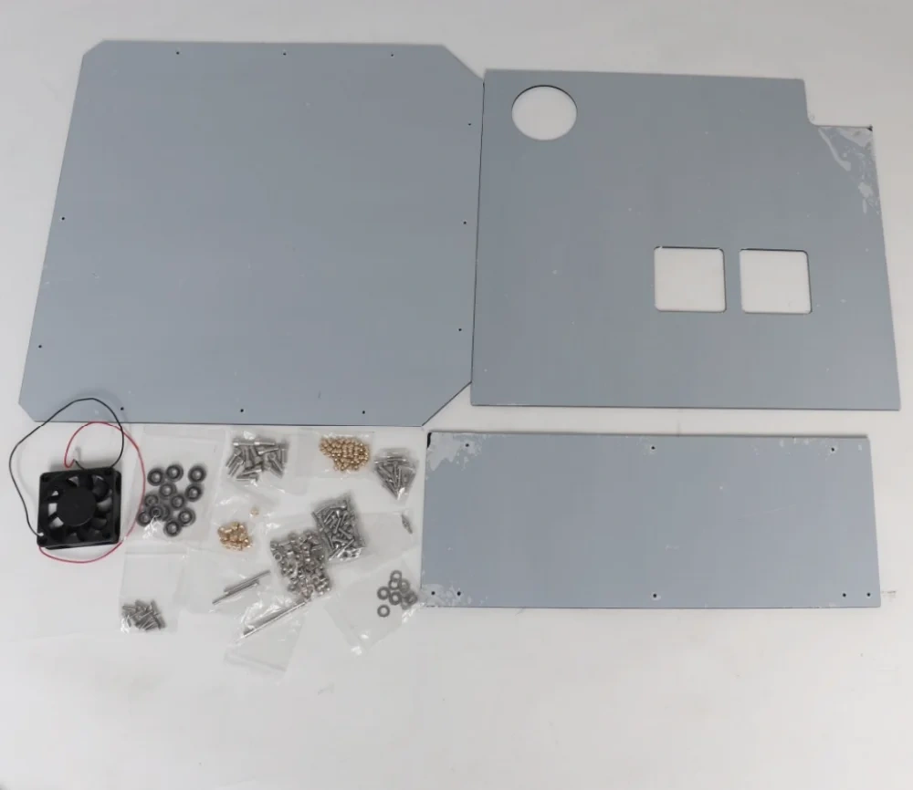 Funssor  Ender 3 NG V1.2 Convertion Corexy 3d Printer Upgrade Enclosure PC Kit with screw pack (Optional) 4MM thickness