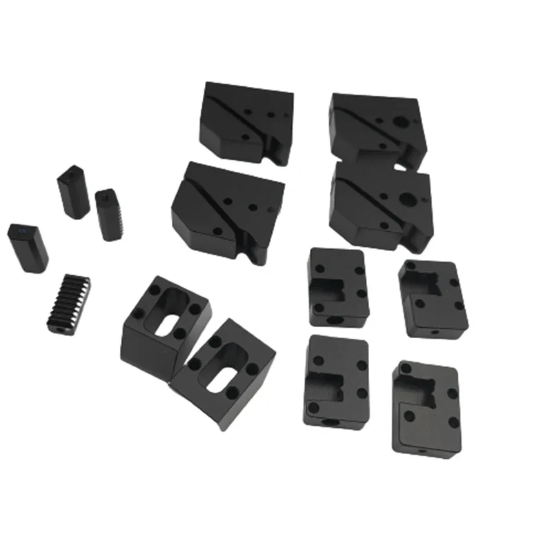 Funssor Annex K3 3D printer CNC XY axis motion 6mm Linear Rails  Mounts upgrade kit  Black Color