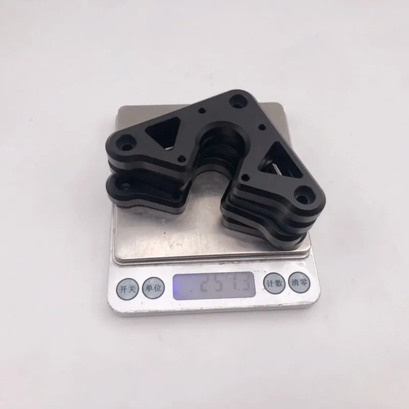 4pcs Funssor annex  K3 3d printer aluminum CNC machined metal Z axis motor mount kit 9mm thickness for long shaft motors